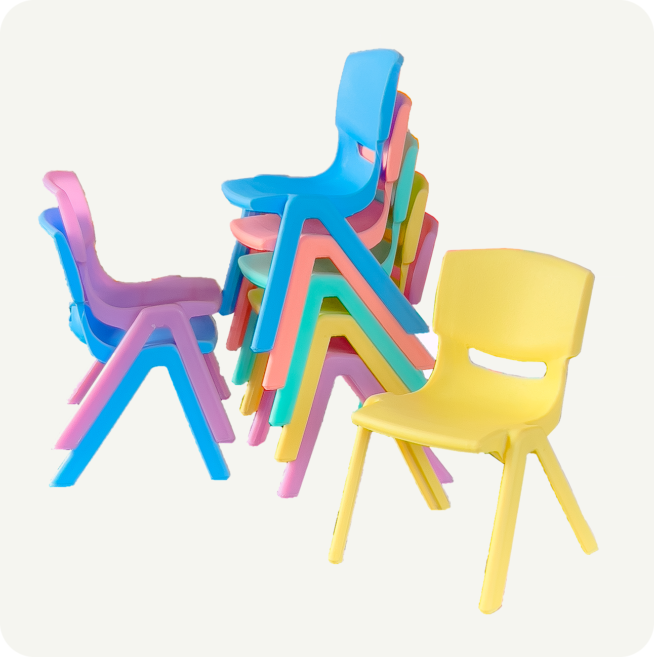 Pack Sillitas Miniatura 12 piezas + Estuche