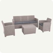 Sofá Exterior 5 Plazas - Muebles de Jardín Premium