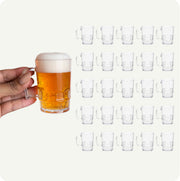 Tarritos Mini Cerveza Transparentes – Pack 24 / 50 Piezas